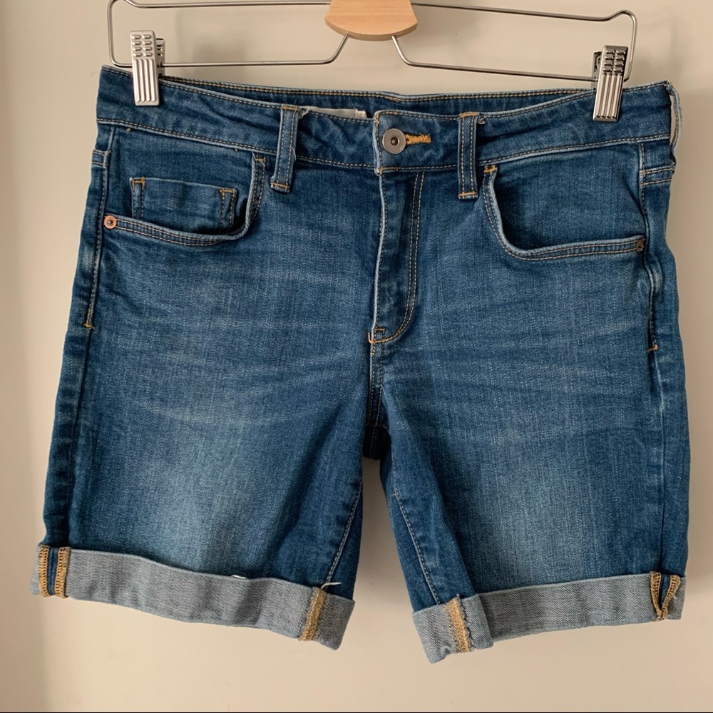 Pilcro and the Letterpress Jean Shorts